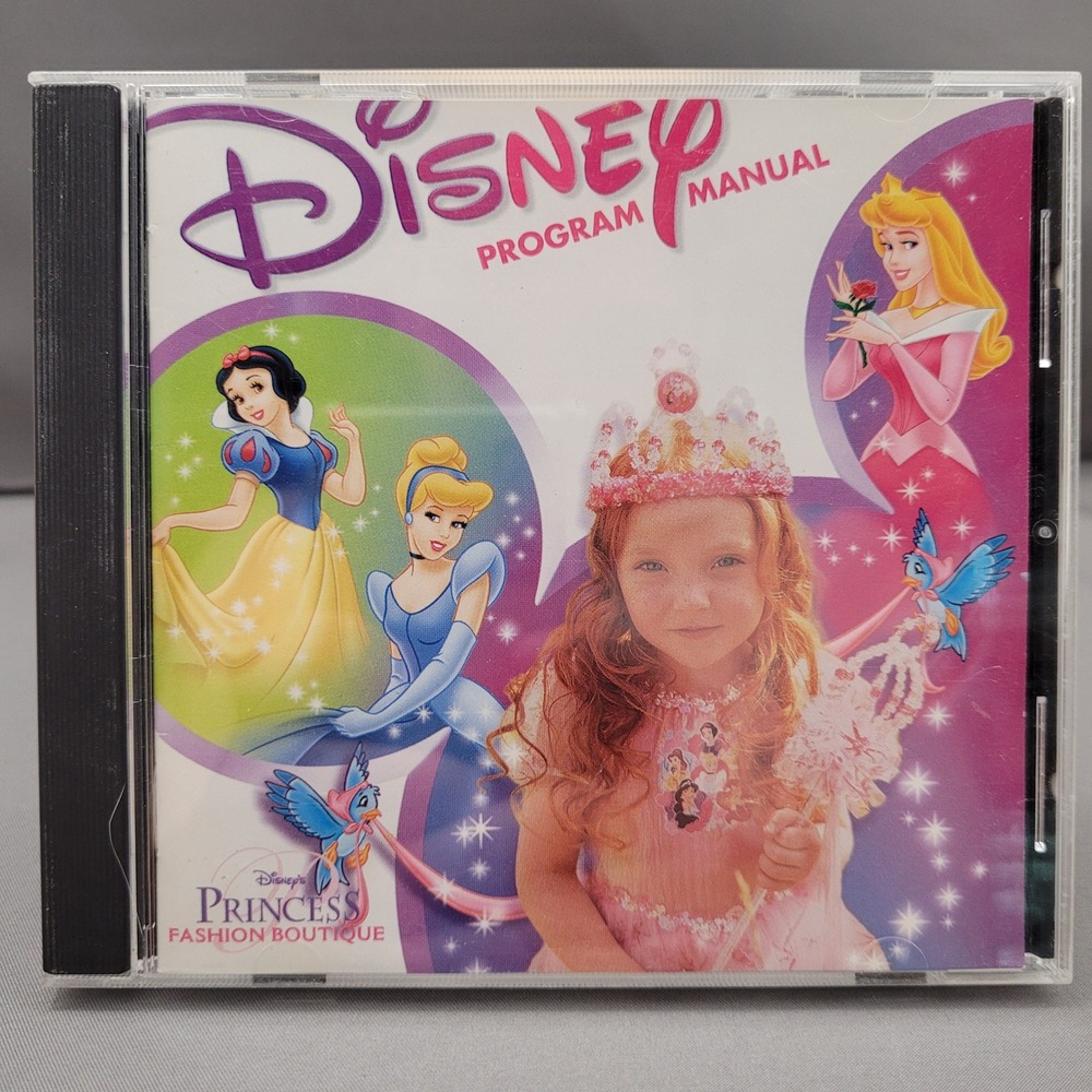 Disney Princess Fashion Boutique by Disney Interactive (CD-ROM, 1999)